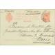 1906. Cadete.10 c. rojo s. azulado. S. Sebastián a París (Laiz 47A) 3€