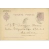 Medallón.15 c. violeta. Feliu de Guixols a Barna. Mat. Feliu (Laiz 50) 6€