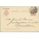 1925. Medallón.15 c. violeta. Reus a Barcelona. Mat. Amb. (Laiz 50) 22€