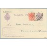 1922. Medallón.15 c. + 10 c. rojo. Medallón (Ed.269). Madrid a Feuerbach,Wuttemb. Mat. Madrid (Laiz 50Fe) 42€