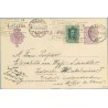 1923. Medallón.15 c. + 10 c. verde. Vaquer (Ed.314) Madrid a Zurich. Mat. Madrid (Laiz 50Fi) 24€