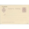1910. Medallón. 15 c. violeta sobre crema. Numeración A.000000 (Laiz 50N) 90€