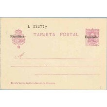 1931. Habilitación en negro.15 c. lila rosa (Laiz 61) 56€