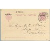 1931. Habilitación negro.15 c. lila. Vitoria a Barna. Mat. Vitoria (Laiz 61) 13€