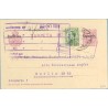 1931. Habilitación en negro.15 c. lila + 10 c. verde Alfonso XIII de perfil (Ed. 492). Huelva a Berlín. Mat. Ambulante (Laiz 61F
