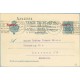 1934. Habilitación rojo. 25 c. azul. Barna a Marburg. Mat. Barna (Laiz 63) 87€
