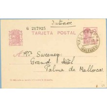 1936. Matrona.15 c. lila. Valldemosa a Mallorca. Mat. Valldemosa 3€(Laiz 69)