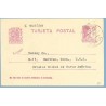 1935. Matrona.15 c. lila. Gijon a USA. Mat. Gijón (Laiz 69 42€)