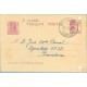 1935. Matrona.15 c. lila. Los Santos a Barcelona. Mat. L.Santos (Laiz 69) 3€