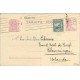 1935. Matrona.15 c. lila + 15 c. verde. L. de Vega (Ed. 690) Barcelona a Holanda (Laiz 69Fag) 24€