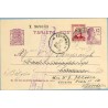 1937. Matrona.15 c. lila + 25 c. lila. Zorrilla (Ed. 685) Cornellá a Belgica. Mat. Cornellá y llegada, marca R. Española Censura