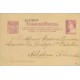 1938. Matrona. 25 c. lila sobre anteado. El Gobierno... Siete cifras. Madrid a Albatera, Alicante (Laiz 77n) 60€