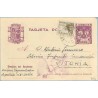 1942. R. Católicos.15 c. violeta + 5 c. sepia. Cid (Ed. 816) Soria a Vitoria. Mat. Soria (Laiz 81Fg) 35€
