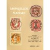 MATASELLOS Y MARCAS. Estudio sobre los sellos del 4 cuartos de las emisiones de 1856, 1860,1862 y 1864, por Angel Laiz. Madrid, 
