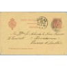 1893. Pelón.10 c. carmín. Barna a Viena. Mat. Barna y llegada (Laiz 31) 9€