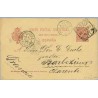 1893. Pelón.10 c. carmín. Madrid a Barbezieux, Francia. Mat Ensayo de Madrid y llegada (Laiz 31) 20€