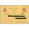 1895. Pelón.10 c. carmín. Madrid a Alemania. Mat. Estafeta Sur (Laiz 31A) 10€