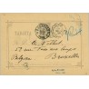 1883. 10 c. violeta. Barcelona a Bruselas, fechador de llegada (Laiz 11) 20€