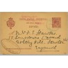 1898. Pelón.10 c. carmín. l. Palmas a Londres. Mat. L. Palmas (Laiz 31B) 10€