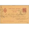 1900. Pelón.10 c. carmín. Barcelona a Stuttgart. Mat. Estafeta de Cambio Barcelona, marca 56 (Laiz 31B) 10€