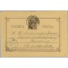 1890. Pelón.10 c. castaño. Santander a Alemania. Mat. Santander (Laiz 19) 12€