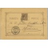 1890. Pelón.10 c. castaño. Barna a Herisau. Mat. Barna, llegada (Laiz 19) 9€