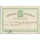 1874. 5 c. verde. Tarjeta postal de Ida. Madrid a Rentería (Laiz 4i) 56€