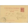 1892. Pelón. 10 c. carmín. Barna a Ratisbona. Fech. llegada (Laiz 29) 12€