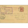 1891.Pelón. 10 c. carmín. Cadiz a Berlín. Mat. Cadiz y llegada (Laiz 29) 12€