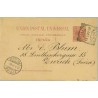 1891.Pelón. 10 c. carmín. Madrid a Zurich. Mat. Ensayo de Madrid y llegada (Laiz 29) 24€