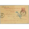 1894. 10 c. carmín. Direcciòn con tres "c". Valencia a Annvers (Laiz 29ea) 50€