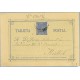 1875. 5 c. azul. Dirigida a Madrid (Laiz 8) 7€