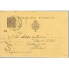 1897. Pelón.10 c. castaño. Madrid. Mat. Ensayo Madrid (Laiz 36) 34€