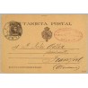 1901. Cadete.10 c. castaño. Bilbao a Francfurt. Mat. Bilbao (Laiz 37SN) 72€