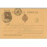 1901. Cadete.10 c. castaño s. salmón. Seis cifras. S. Sebastian a Bruselas. Mat. Sebastián y llegada (Laiz 37)24€