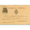 1902. Cadete.10 c. castaño. Santander a Madrid. Mat. Ambulante (Laiz 37A) 90€