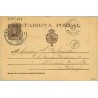 1903. Cadete.10 c. castaño. Siete cifras. Zaragoza a Bruselas, Mat. Zaragoza y llegada (Laiz 37An) 20€