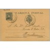 1905. Cadete 15 c. pizarra. Argentona a Barcelona. Mat. Barna (Laiz 38v)35€