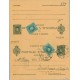1907. Cadete. 5 c. + 5 c. verde azul + 5 c. verde. Cadete (Ed. 242). Madrid a Steinhagen. Mat. Madrid y fechador de llegada (Lai