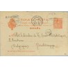 1913. Medallón.10 c. rojo s. azulado. Coruña a Gendbrugge Belgica. Mat. Coruña y llegada, marca 146 (Laiz 53) 24€