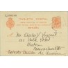 1911. Medallón.10 c. rojo. Sevilla a Masschausetts. Mat. Amb. (Laiz 53) 36€