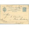 1925. Vaquer. 25 c. azul, cartulina crema lisa. Siete cifras (Laiz 59C) 44€