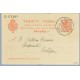 1910. Medallón.10 c. rojo sobre azulado. Sevilla a Estepa. Mat. Sev. llegada (Laiz 53) 3€