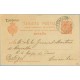 1915. Medallón.10 c. rojo sobre anteado. Fuenterrabía a Coimbra, Portugal. Mat. Fuenterrabía (Laiz 53C) 110€