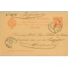 1905. Cadete.10 c. rojo. Málaga a Anvers. Mat. Málag. llegada (Laiz 47) 9€