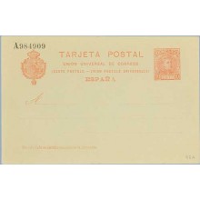 1904. Cadete.10 c. rojo sobre azulado (Laiz 47A) 24€