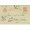 1905. Cadete.10 c. rojo. Orotava a Witten. Mat. Ortva. y llegada (Laiz 47A) 24€